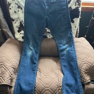 Earnest Sewn Dark Blue Straight Leg Jeans